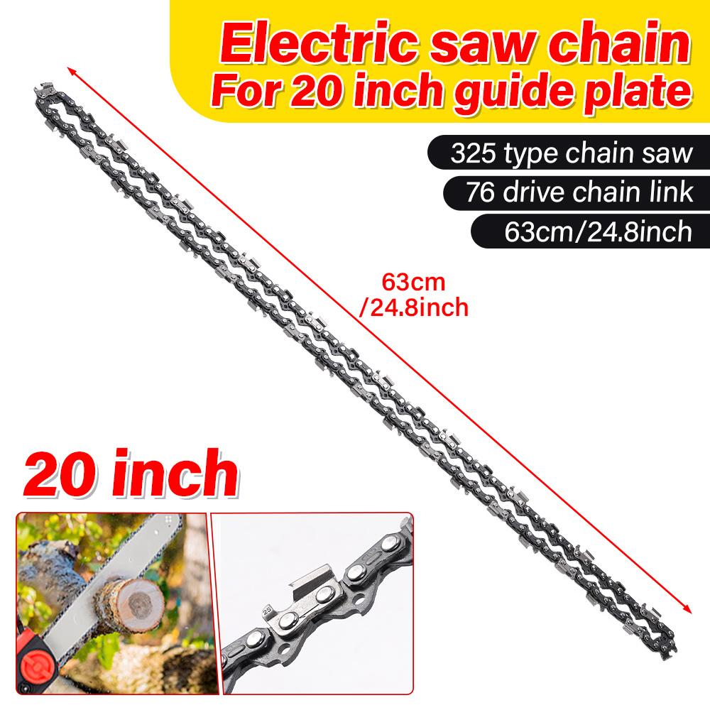 Steel Chainsaw Chain 16/18/20-inch Gauge 325 Drive Link For Electric Chainsaws Replacement Garden Tool