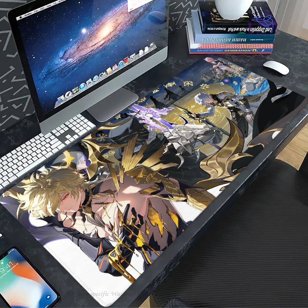 Phainon Anime H-honkai Star Rail Mousepad Non-slip Suitable For Office Computers Laptops E-sports Game Desk Mats XXL Keyboard