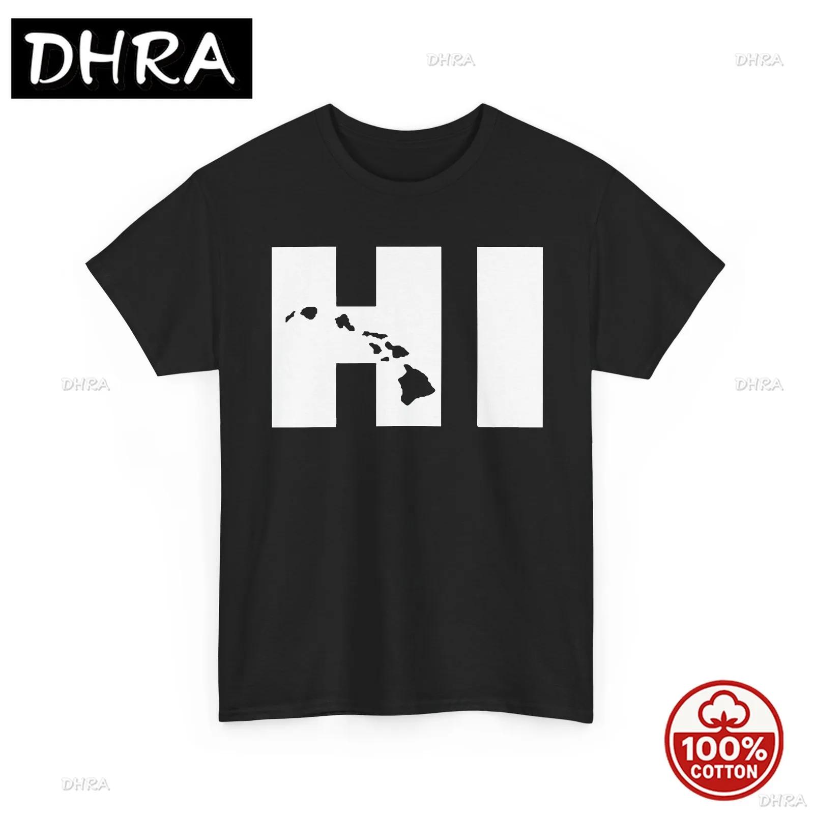 

Hi Hawaii Life Unisex Heavy Cotton Tshirt Featuring Trendy Artwork for Women Cotton Tee Y2K Soft Harajuku T Shirt Minimalist S