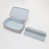 Color Chart Leather Eyeglass Case (Holds 2 Pairs) (83 Horizon Blue)