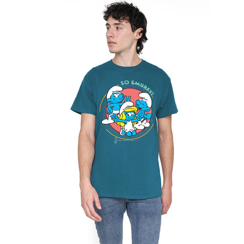 The Smurfs Unisex Adult So Smurfey! T-Shirt