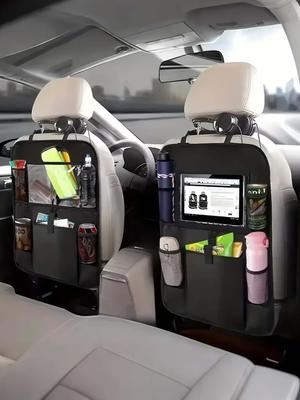 Waterproof & Durable Car Seat Back Organizer, Foldable Rear Seat Hanging Bag, Universal Seat Storage Bag, Car Accessory