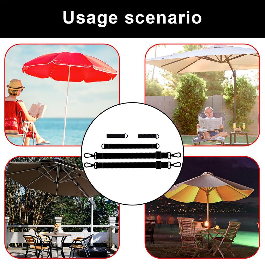 Tent Tensioners Windproof Belt Windproof Fixed Strap Buckle Adjustable Tent Band Tensioner Outdoor Sun Umbrella Windproof Buckle