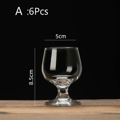 Cognac Brandy GlassTransparent High Capacity Goblet Red Wine Glass Scented Cup Suit Whisky Vodka Bar Restaurant Drinking Vessel