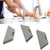 0.6mm Thickness Trapezoidal Blade 30 Pcs Set Silver