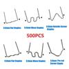 500PCS 0.6/0.8mm Hot Stapler Staples For Car Bumper Plastic Welder Repair Stainless Plastic Weld Maintain Stud Hot Stapler 2025