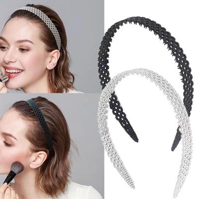 3-teiliges hochwertiges Vintage einfarbiges Haarband für Frauen Mädchen Koreanisch Retro Stirnband Haarbänder Accessoires