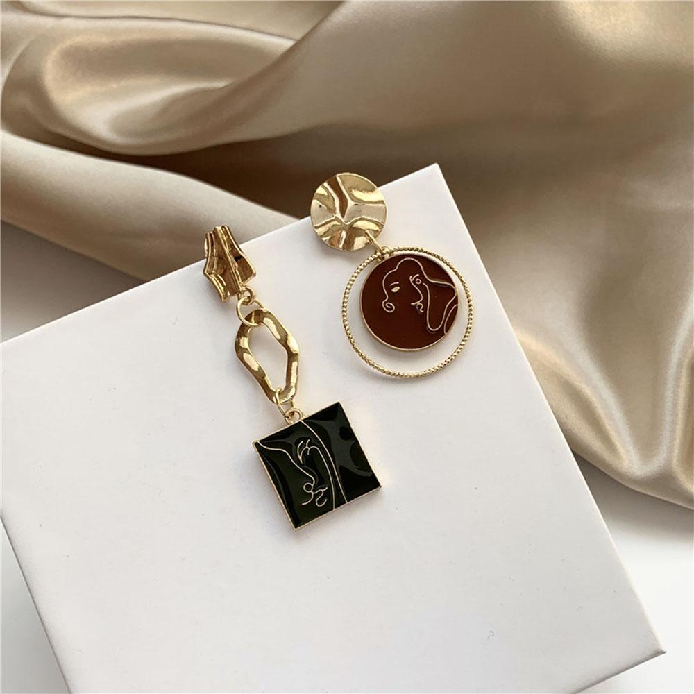 Exaggerated Abstract Face Punk Party Jewelry Dangle Earrings Fashion Accessories Stud Earrings
