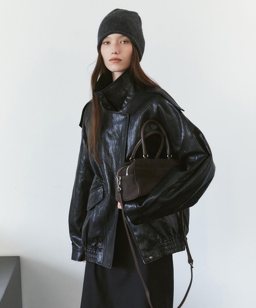 SIYAZU Siot4208 Edit Leather Jacket_Black