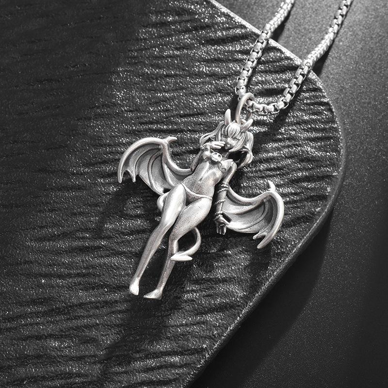 Female Cartoon Cute Pendant Personalized Trendy Necklace