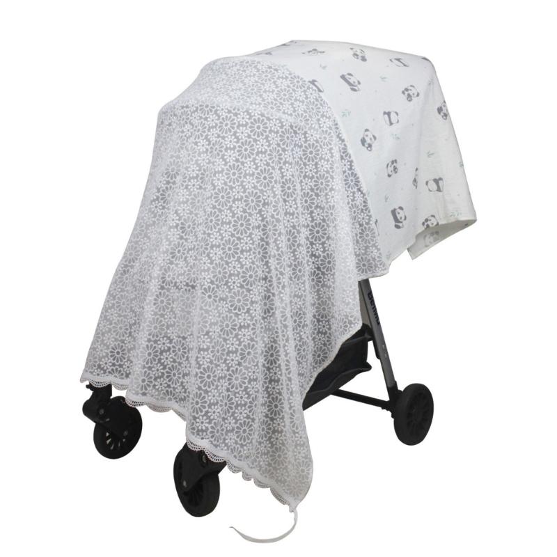 

Breathable Mesh Baby Strollers Cover Sunshade Canopy Multipurpose Insect Proof Sunshade Blanket for Outdoor Use