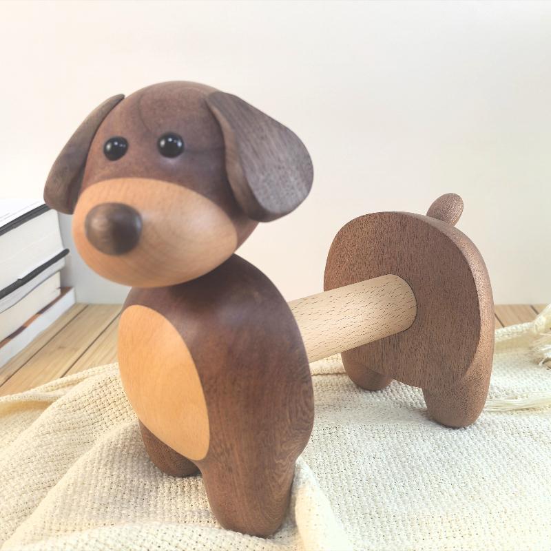 Hund Klopapierhalter Moderne Schlichtheit Papierhandtuchhalter Niedlicher Toilettenpapierhalter für Badezimmer Papiere Handtuchständer für Zimmer
