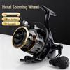 Full Metal Long Cast Spinning Fishing Reel and Rod Tackle Set