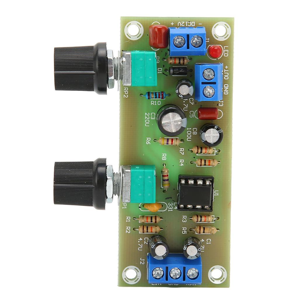 Subwoofer Preamp Board Single Supply Low Pass Filter Boards with LED Indicators DC10‑24V