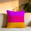 LGBT Rainbow Flag Pillow Case Square DoubleSided Sofa Cushion Cover Bedroom Bedside Pillow