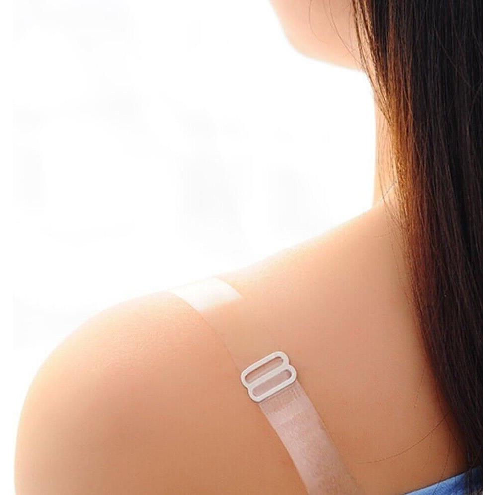 

5 пар прозрачных регулируемых бретелей для бюстгальтера - невидимая замена 1cm