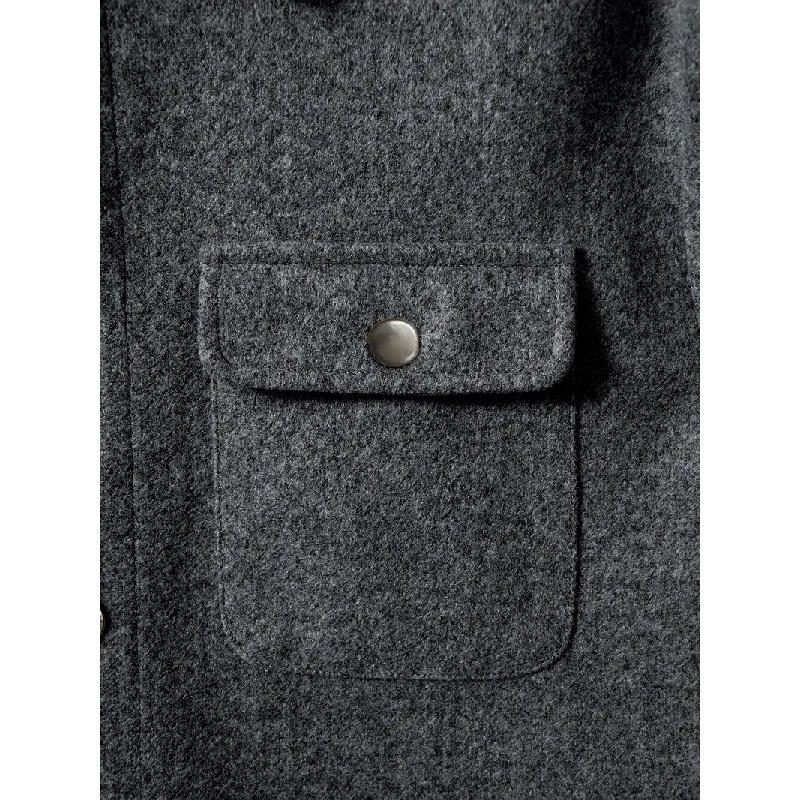 New Style Men's Turn-down Collar Jacket, Loose-fitting Casual Corduroy Work Jacket for Men