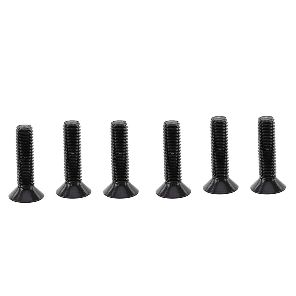 250pcs M3 Black Alloy Steel Hex Socket Screws Bolt With Hex Nuts Assortment(Flat Head)