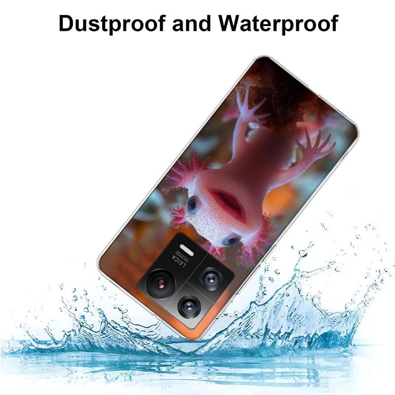 Smiling Salamander Phone Case For Xiaomi Poco F7 Ultra X7 X6 M8 M7 M6 M4 M3 Pro X4 Mi 15 15T 14 14T 12T 12S 10T Pro 12 11 Lite C