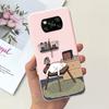 Pro Xiaomi Poco X3 Pro Pouzdro Poco X3 NFC Kryt Květina Roztomilý Kočka Malba Nárazník Skořápka Na PocoX3 X3Pro x3nfc Měkký Luxusní Silikon