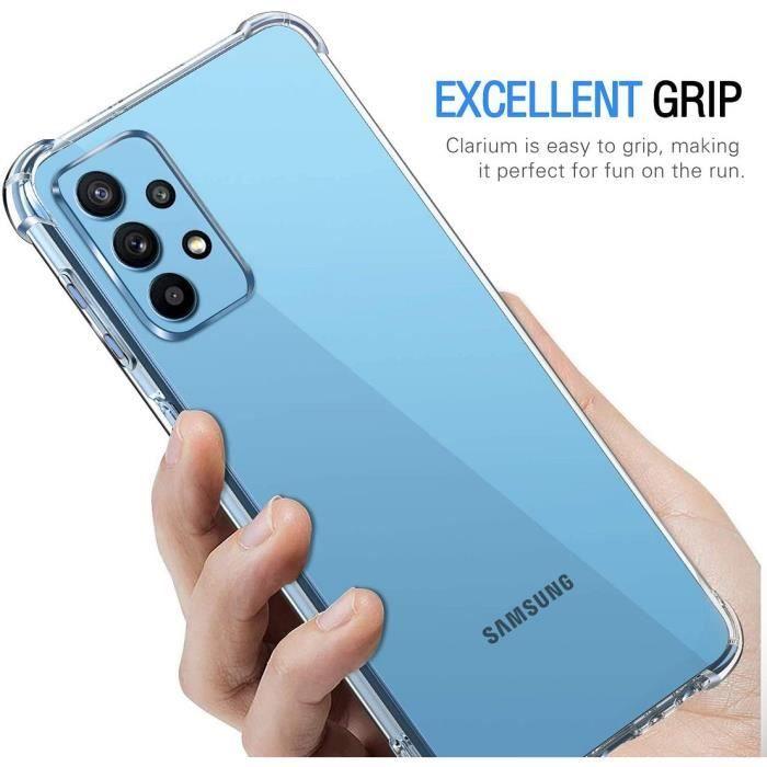 Case for Samsung A33 5G - PROSHOP - Case 4 Reinforced Corners High Resistance Silicone Transparent with 2 Tempered Glasses