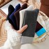 Retro Contrasting Socks Pure Cotton Tube Socks Season Dongdaemun Internet Celebrity Double Needle Boneless Pile Socks