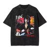Viktor Tsoi Kino Vintage Graficzny T‑Shirt Zespołu Unisex Mężczyźni Kobiety Retro Codzienny Luźny Krój Streetwear Miękka Bawełna Codzienne Koszulki Ubranie