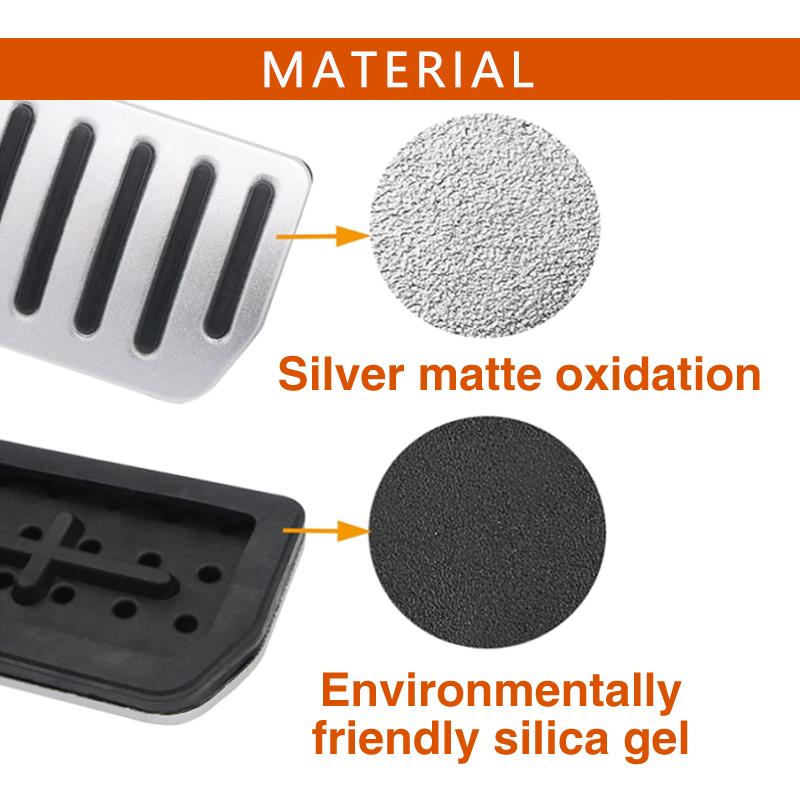 Car Foot Pedals For BMW X3 X4 X5 X6 E83 F25 G01 F26 G02 E53 E70 F15 F85 G05 G18 E71 F16 G06 Accelerator Brake Non-Slip Pedal Pad