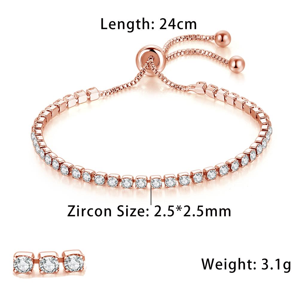 New Fashionable Zircon Tennis Bracelets for Women Dazzling Various Shape Crystal Hand Chain Trend Sexy Party Accessories Zircon