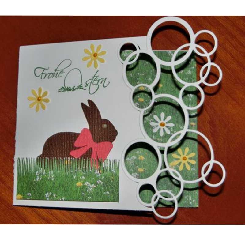 Metal Cutting Dies Stencils Bubble Circle for DIY Scrapbooking Photo Album Decorative Embossing