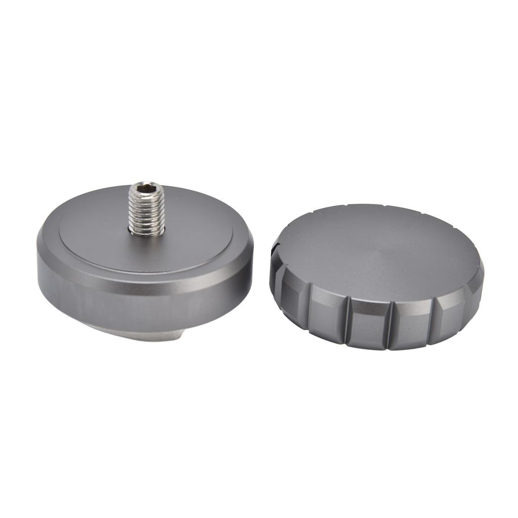 Coffee Tamper 53mm Adjustable Stainless Steel Distributor for Home Office Commercial UseSilver
