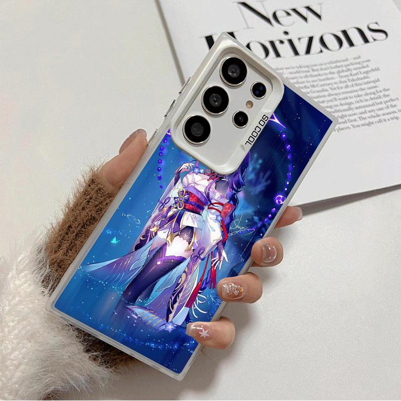 

Genshin Impact Raiden Shogun Soft Phone Case for Samsung Galaxy S24 S25 FE S26 Edge S23 Ultra S22 Plus S21 + Shockproof Cover Ba Samsung S26 Ultra