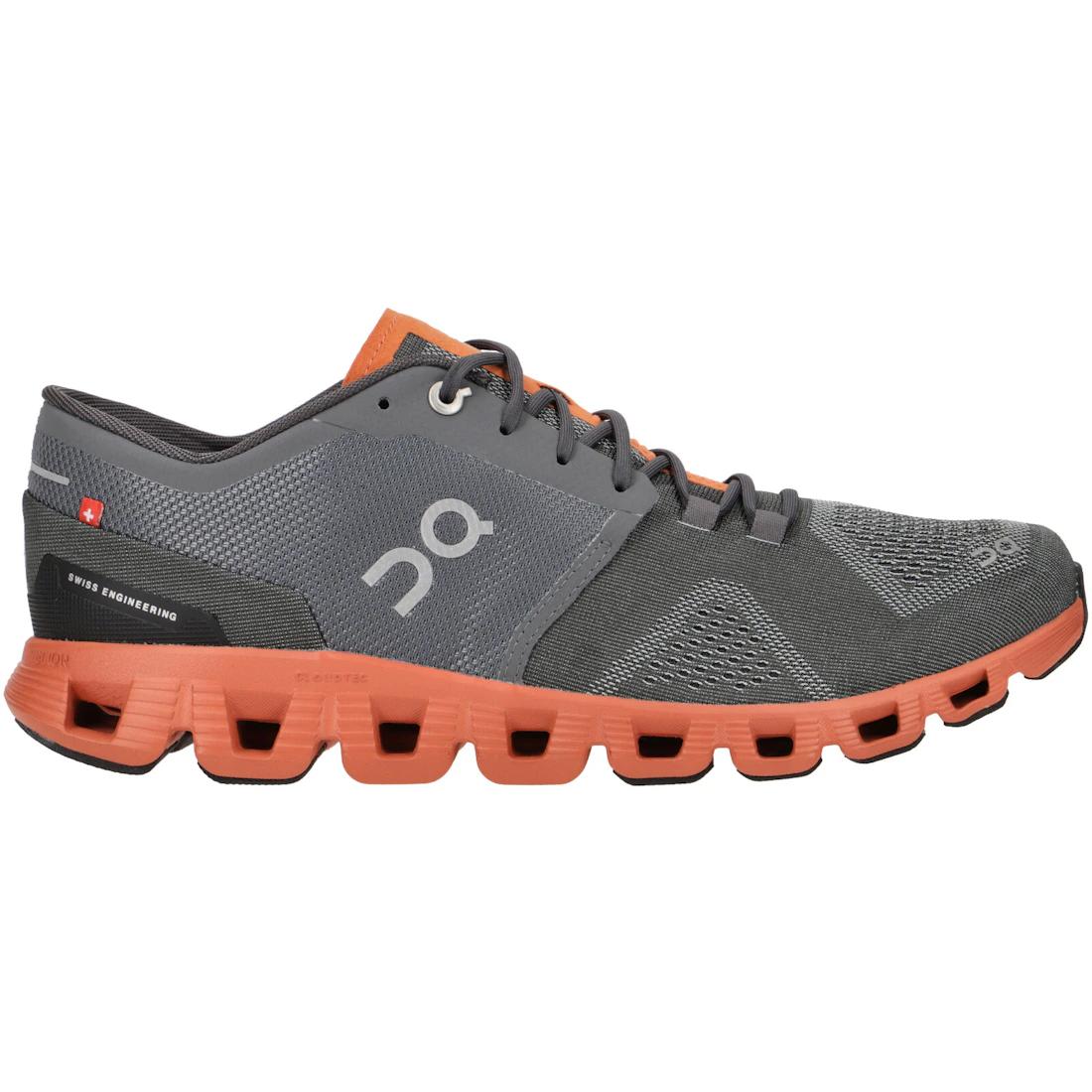

Sneaker On Running Cloud X Rust Rock Grey(40.99241) 44.5