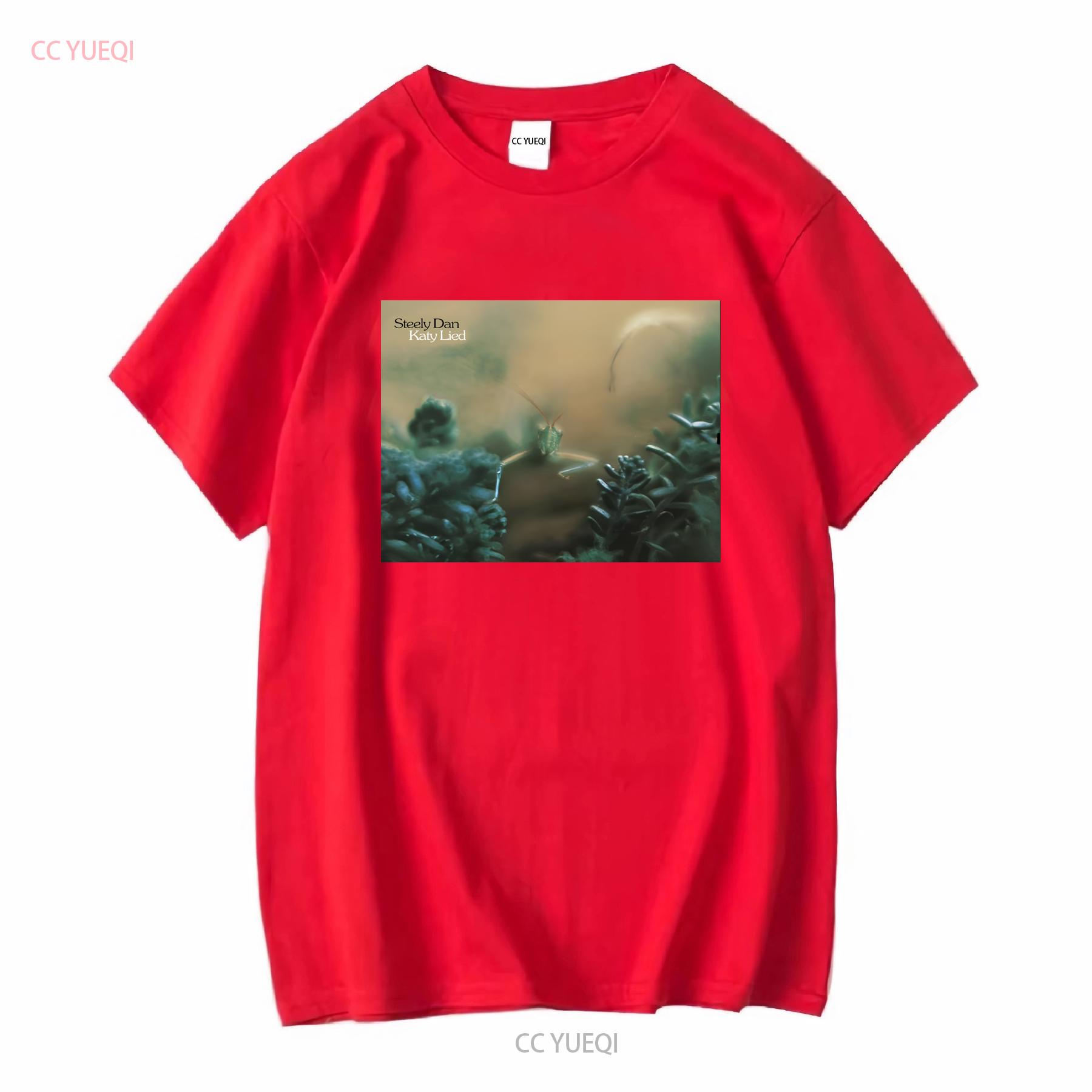 NEW STEELY DAN T SHIRT katy lied vinyl cd cover SMALL MEDIUM L XL vintage Washed Versatile streetwear Stretched Comfortable S