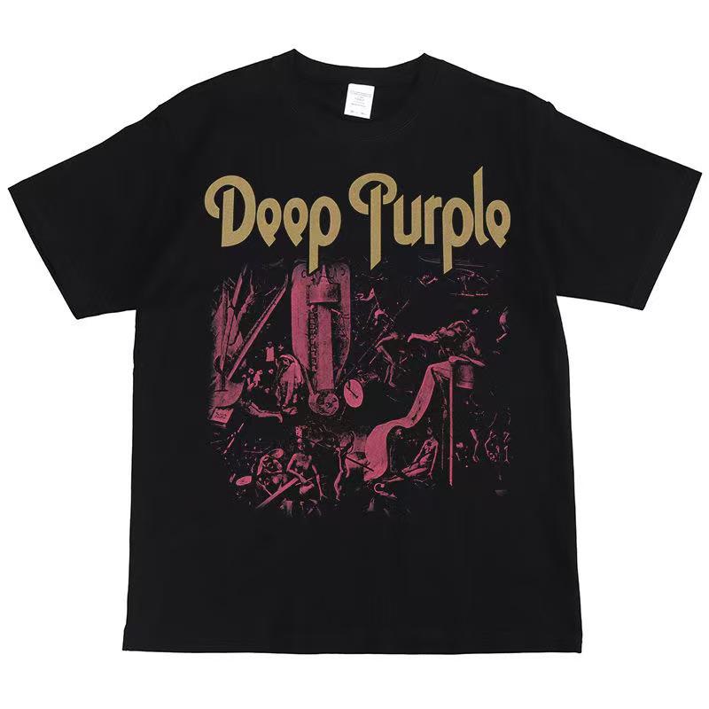 400g Heavyweight Unisex Pure Cotton Trendy Print Loose Fit Short Sleeve T-Shirt