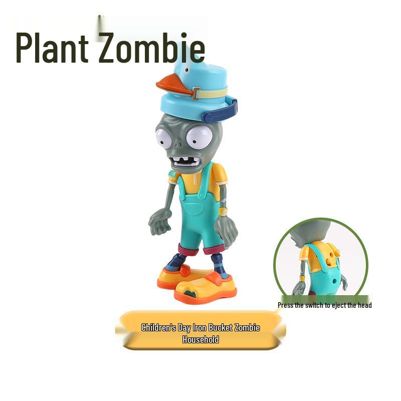 Plants vs. Zombies Toy Set: Machine Bug, Football Gun, Pea Pod, Carnivorous Plant Models