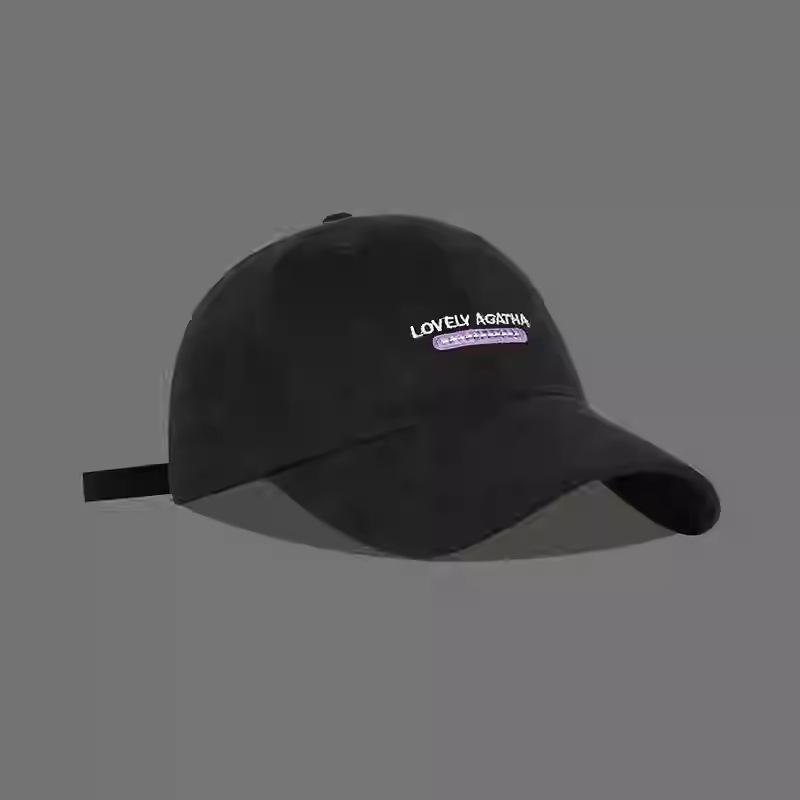 Baseball cap Beige hat Women s summer fashion versatile letter cap Student tide