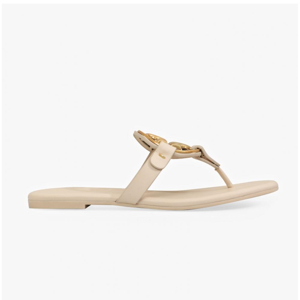 Tory Burch 136593 101 Miller Metal Soft Flip Flop Slippers