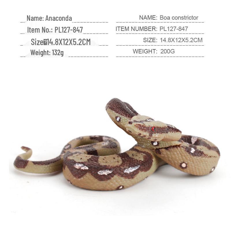 Children's Wild Animal Simulation Snake Toy Model