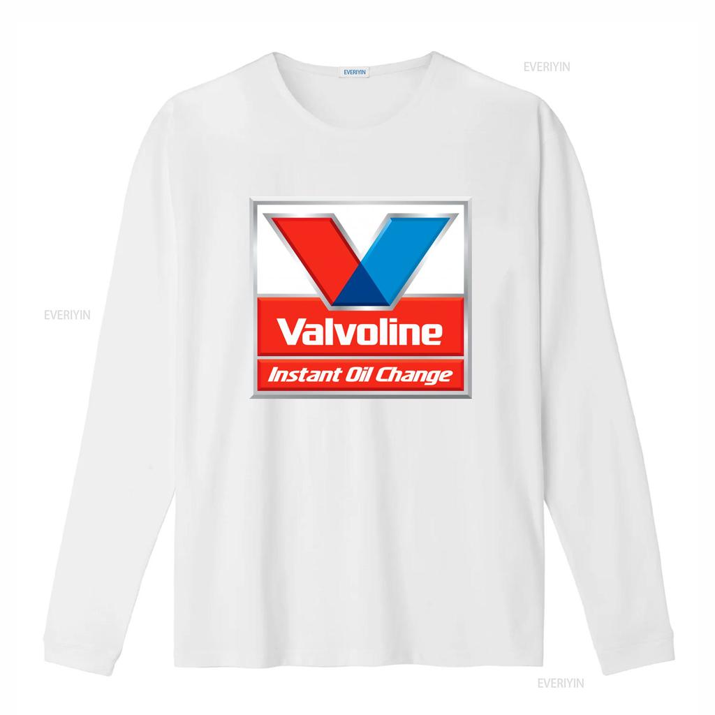 Maglietta Valvoline Cambio Olio Istantaneo per Tempo Libero vintage Lavata Top per Uso Quotidiano Unisex Traspirante abbigliamento firmato
