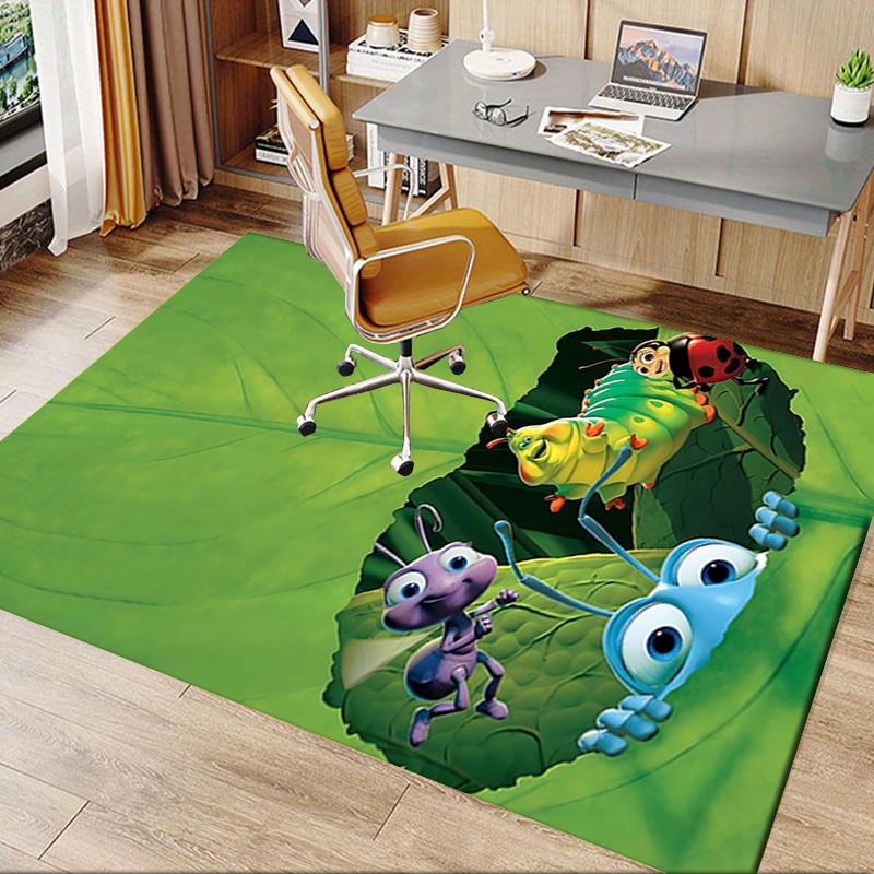 A Bug's Life Home Decor Office Chair Mat: Office Carpet, Sofa Rug, Living