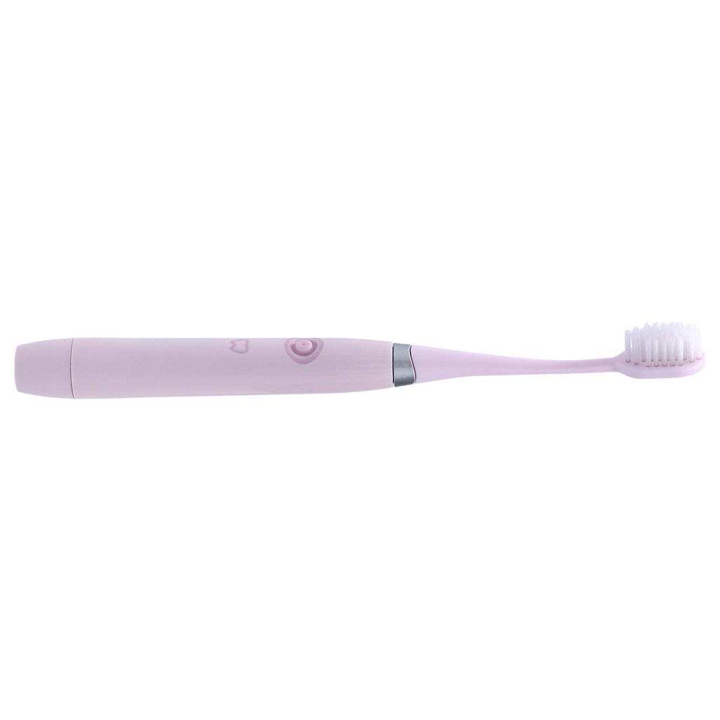 Brosse à Dents Électrique Rechargeable Minuterie Intelligente Conversion de Fréquence Brosse à Dents Sonique pour AdulteRose