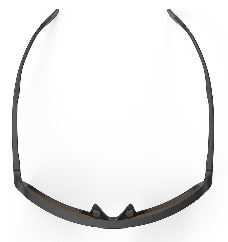 Rudy Project SPINSHIELD Sport-Sonnenbrille Schwarz Matt Blau, Gestell, Multi-Laser-Glas, SP723906-0002
