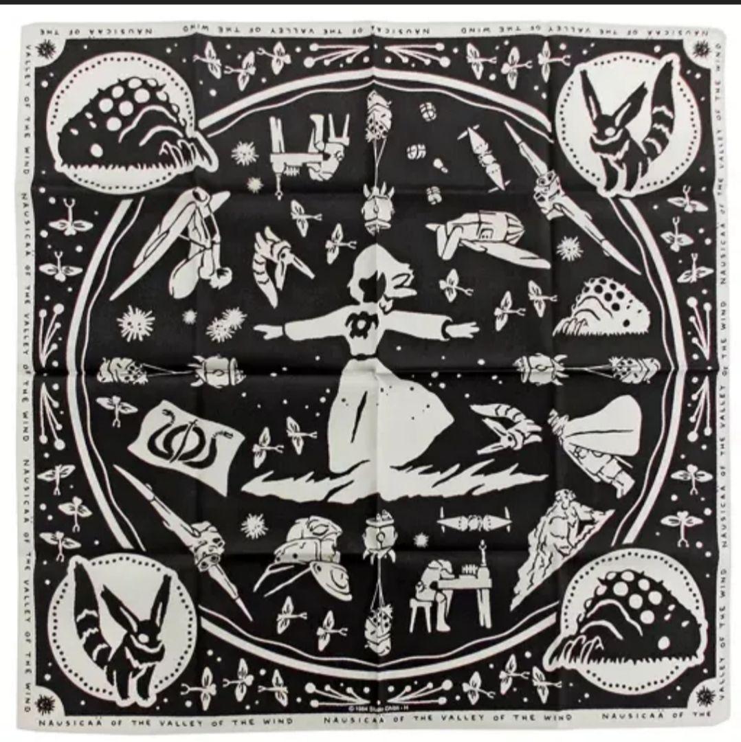 

[USED] [ ] Animage and Ghibli Exhibition Nausicaä of the Valley of the Wind Large Handkerchief Ohmu