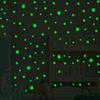 100 Stück leuchtende Wandaufkleber, die im Dunkeln leuchten, Sterne, Aufkleber für Kinder, Babyzimmer, bunte fluoreszierende Aufkleber