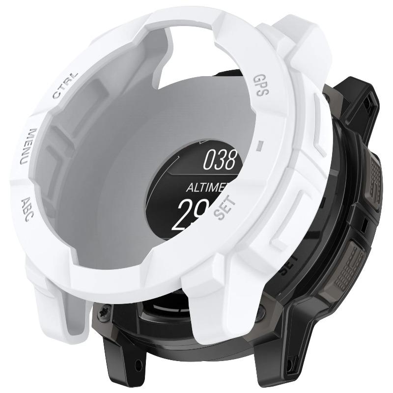 Custodia in Silicone Per Garmin instinct 3 40mm 50MM 45MM TPU Morbida Casing Smart Watch Scala Incisa Protezione Schermo Lunetta Paraurti Guscio