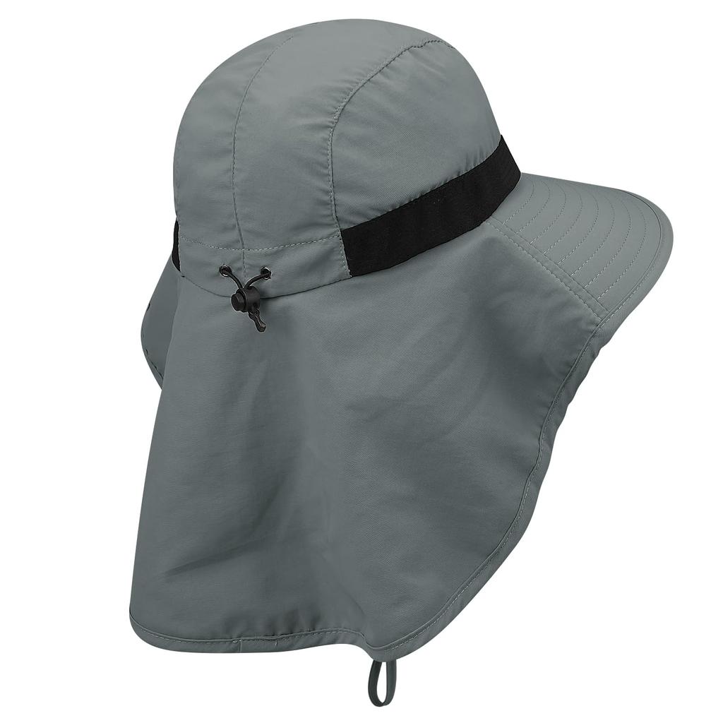 Croogo UPF50+ Wide-Brim Sun Hat with Neck Cape 55–60cm Direct from Japan
