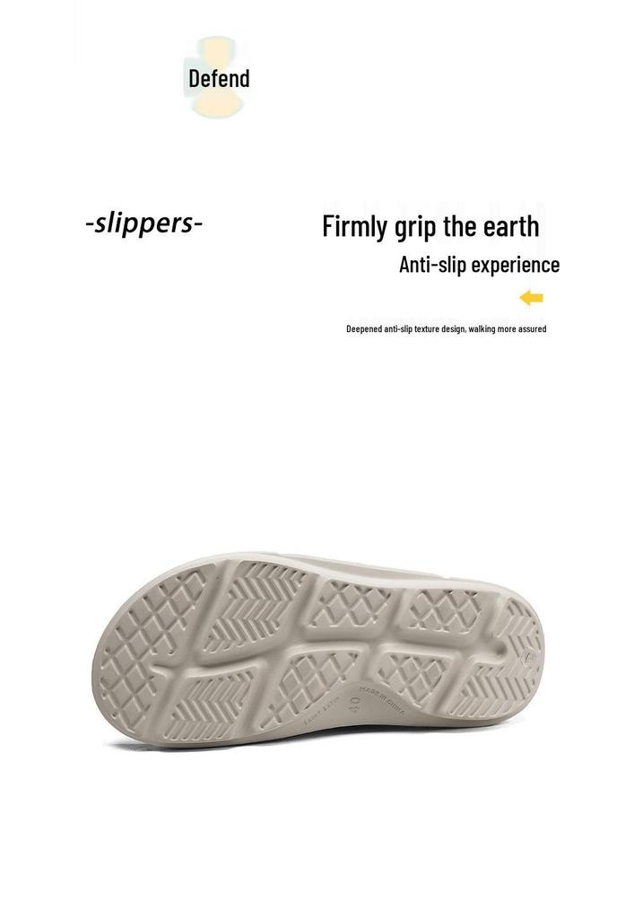 Summer Comfort Massage Slippers: Lightweight Shock-Absorbing Single Strap Sandals for Outdoor and Beach, Available In Large Sizes.