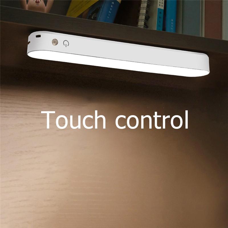 

Настольная лампа, светодиодная USB-перезаряжаемая лампа, настольная лампа с бесступенчатым затемнением, подвесная магнитная ночная лампа для спальни, настольные лампы для чтения 26cm touch control-2pcs