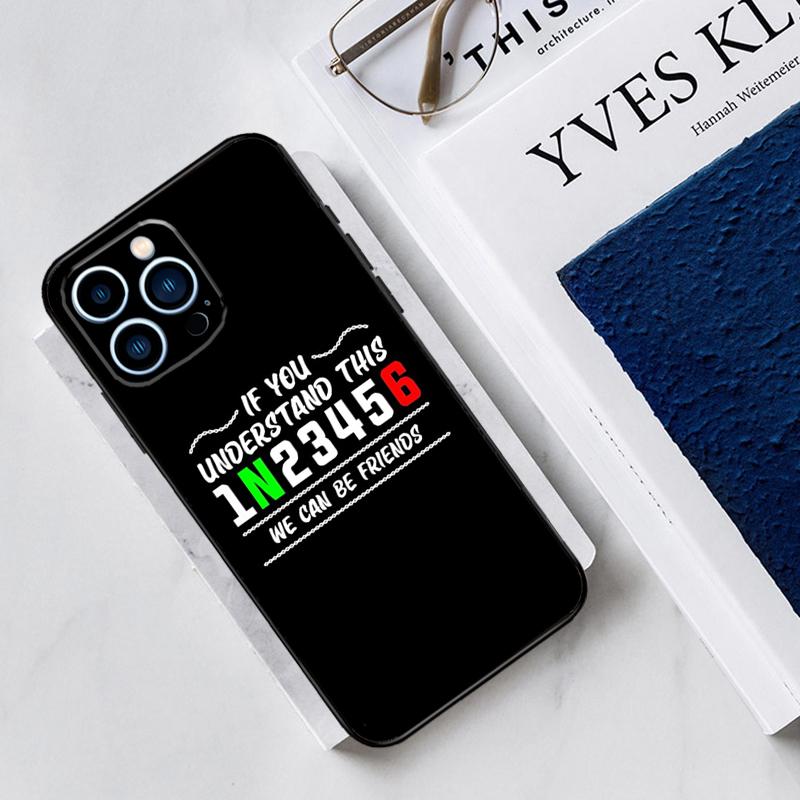 1N23456 Motorcycle Phone Case For iPhone 13 11 12 14 15 16 Pro Max 7 8 Plus X XS XR 12 13 Mini Bumper Cover